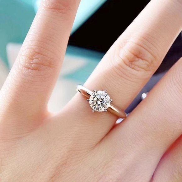 Certified 1ct. t.w. Diamond Solitaire Engagement Ring - Picture 1 of 17